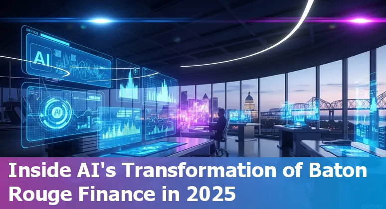 AI technology transforming financial services industry in Baton Rouge, Louisiana in 2025