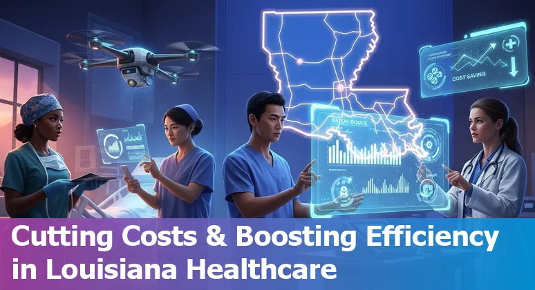 Healthcare professionals in Baton Rouge, Louisiana using AI technology to improve efficiency and reduce costs in medical services