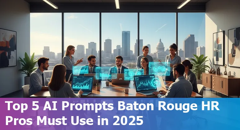 AI technology assisting HR professionals in Baton Rouge with recruitment and workforce analysis