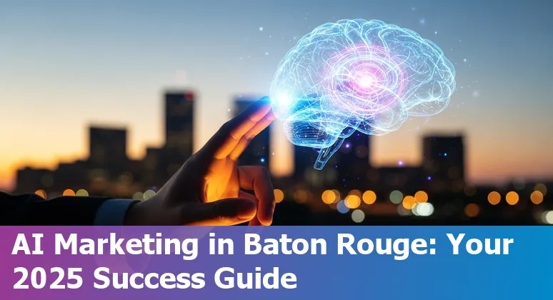 Marketing professional using AI tools in Baton Rouge, Louisiana in 2025