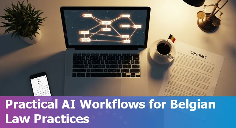 Belgium legal professionals using AI tools at a Brussels law firm in 2025