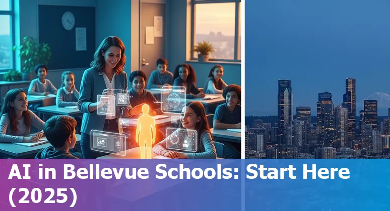 Teachers and students using AI tools in a Bellevue, Washington classroom, 2025