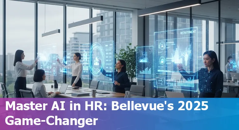 HR professional using AI tools for recruitment and training in Bellevue, Washington in 2025