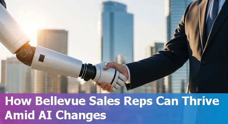 Sales professional using AI tools in Bellevue, Washington office in 2025