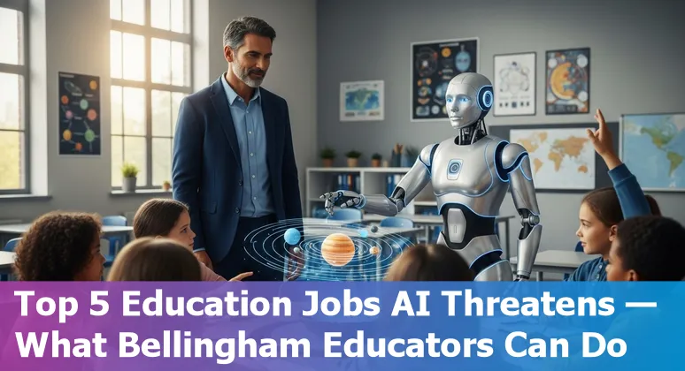 Teacher using AI tools in a classroom setting in Bellingham, Washington