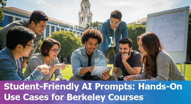 Students and faculty at UC Berkeley using generative AI tools in a classroom setting.