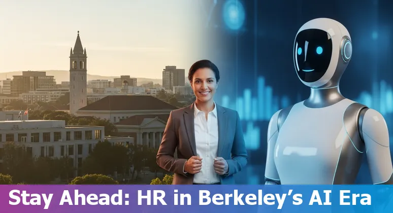 HR professional using AI tools in an office in Berkeley, California, US