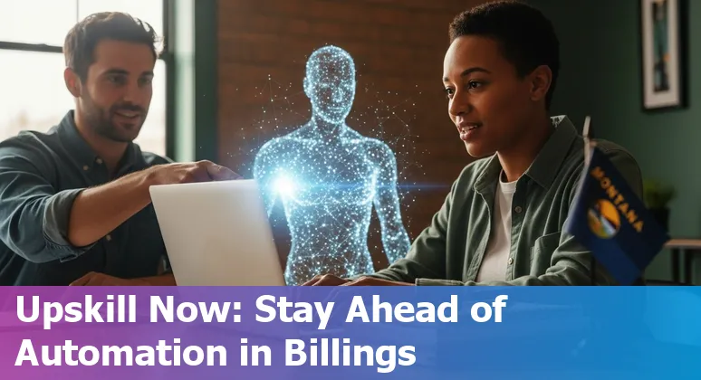 Customer service agent using AI co‑pilot in Billings, Montana, US — human+AI teamwork in 2025