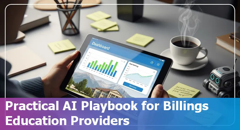 Education company staff using AI tools in Billings, Montana to automate tasks and improve efficiency.