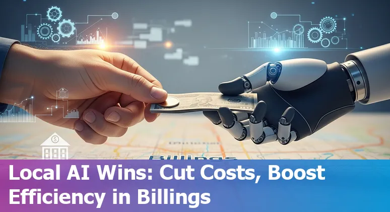 Financial services team using AI tools in Billings, Montana office to cut costs and improve efficiency