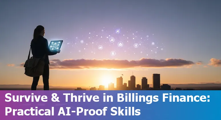 Billings financial services workers adapting to AI with training, laptops, and charts