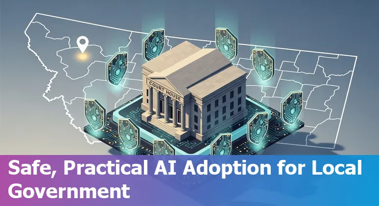 Billings, Montana government AI planning meeting with skyline—2025 guide