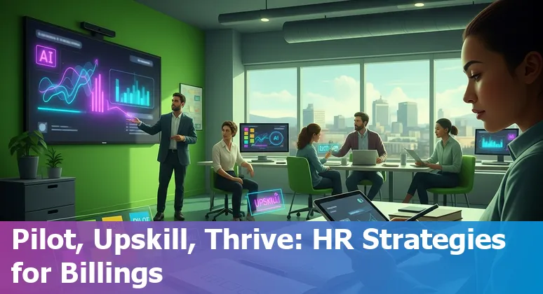 Billings, Montana HR team discussing AI-driven HR tools and upskilling in 2025 in Billings, Montana
