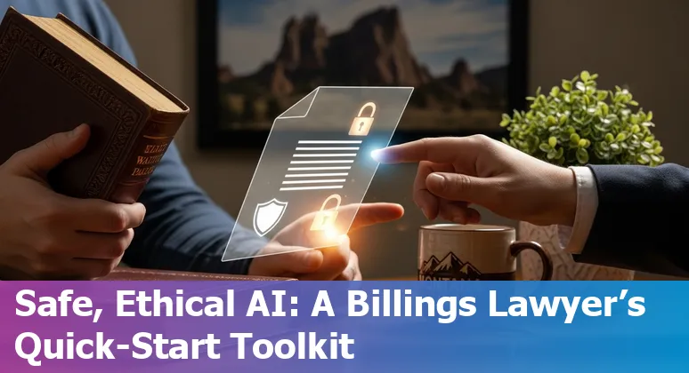 Billings, Montana lawyer using AI tools on a laptop: legal tech in Billings, MT in 2025