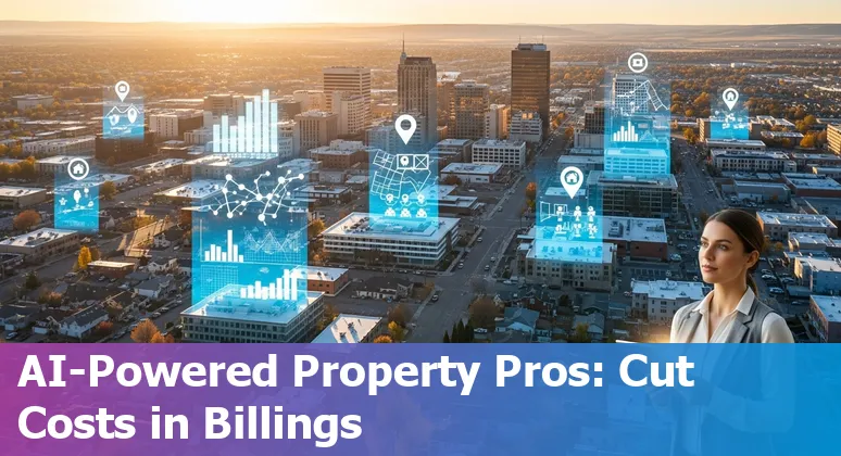 Real estate technology in Billings, MT: AI dashboard and property image montage