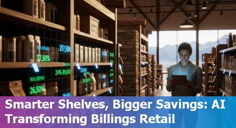 Retail AI solutions tested in Billings, Montana store: inventory sensors, chatbots and staff using automation tools in Billings, MT.