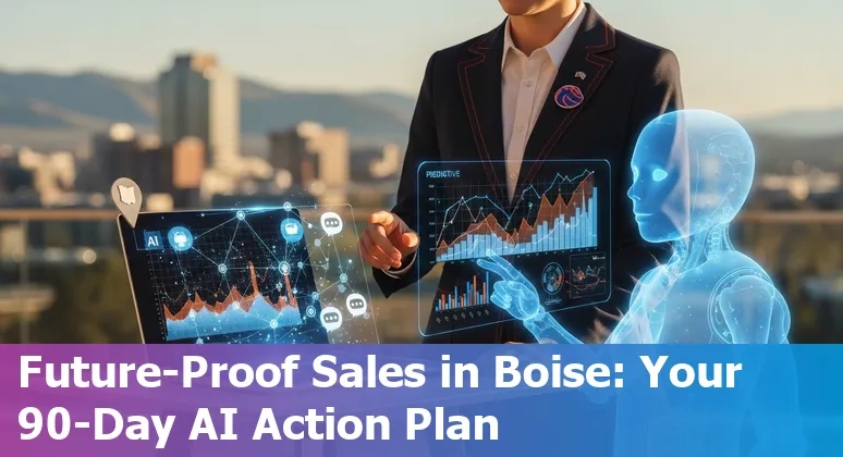 Boise, Idaho sales team using AI tools on laptop — Will AI replace sales jobs in Boise, Idaho in 2025?