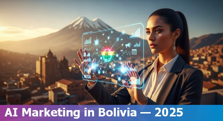 Marketing professional using AI dashboard in Bolivia, 2025