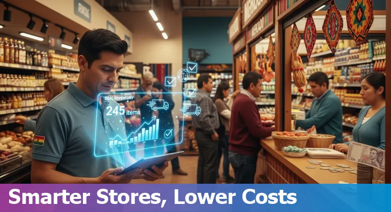 Retail store using AI tools to optimize inventory and pricing in Bolivia