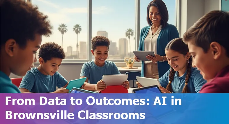 Students using AI learning platform at Alpha School campus in Brownsville, Texas