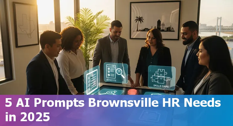 HR professional using AI to draft benefits explanations and job descriptions for Brownsville, Texas employees