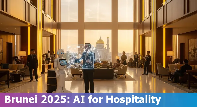 Hotel AI demo and UBD collaboration in Brunei Darussalam showing hospitality AI use cases, guidelines and training
