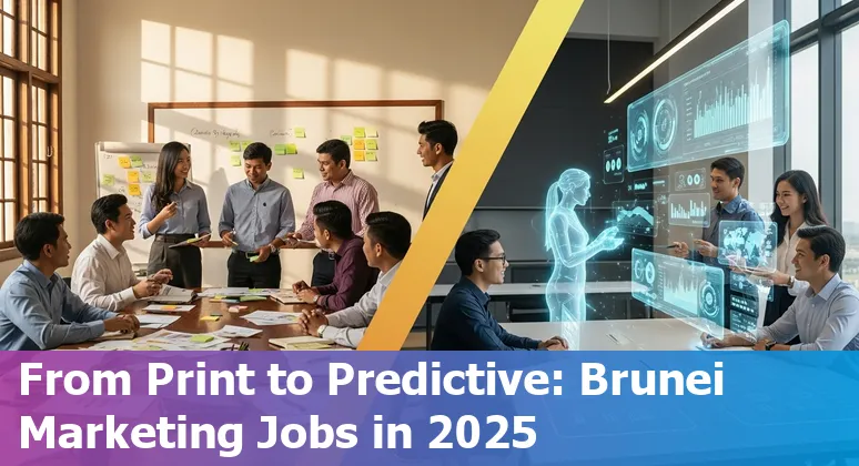 AI and marketing team collaboration in Brunei Darussalam office, 2025