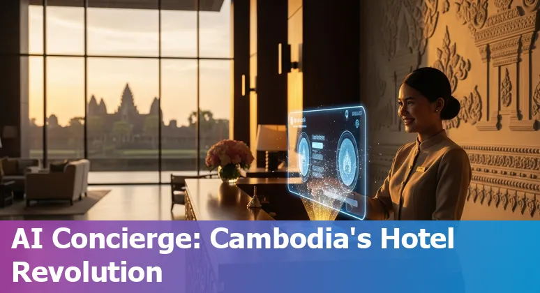 AI-powered hospitality tools and Angkor Wat tourism scene in Cambodia, 2025