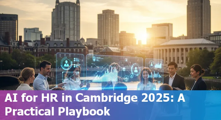 HR professional using AI tools in an office in Cambridge, Massachusetts in 2025