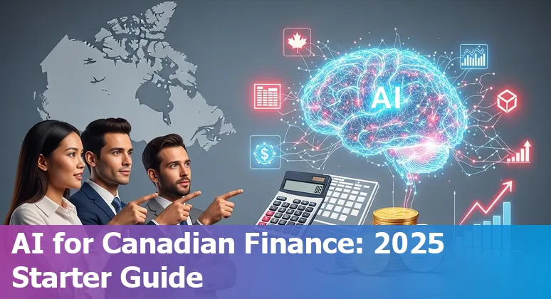 Finance professional using an AI dashboard for financial analysis in Canada, 2025