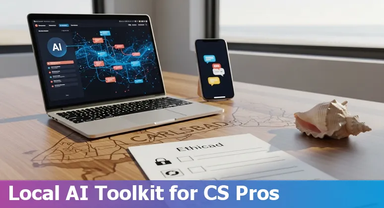 Customer service team using AI tools in Carlsbad, California office in 2025