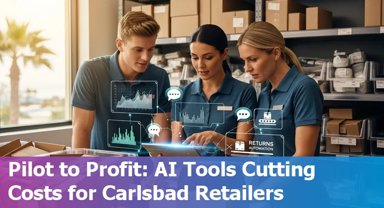 Carlsbad, California retail store using AI tools: chatbots, smart shelves and analytics dashboard