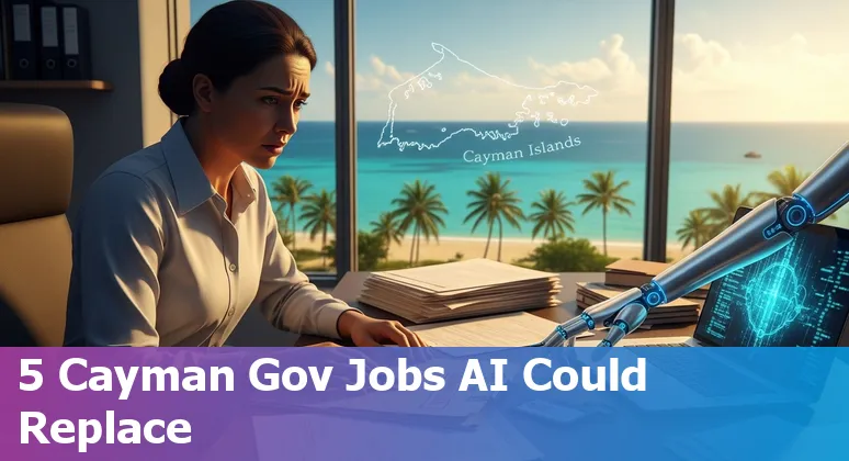 Cayman Islands government office with civil servants using AI tools