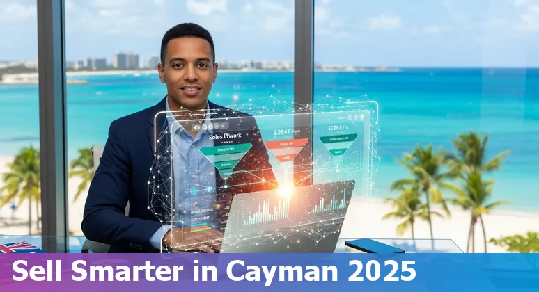 Sales professional using AI tools in the Cayman Islands, 2025