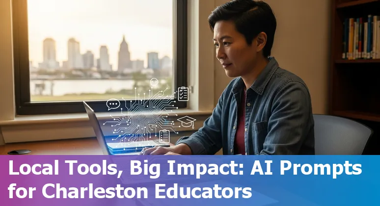 Educators in Charleston using AI tools like ChatGPT, Gradescope, and Panorama to design lessons and analyze student data.