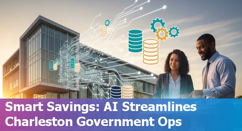Officials and AI tools dashboard showing Charleston, South Carolina municipal services improving efficiency with AI