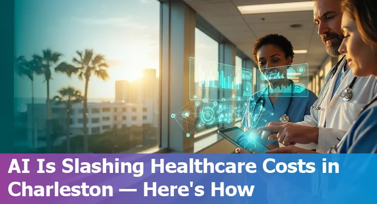 Charleston, South Carolina hospital staff using AI tools on screens—MUSC Health and local vendors driving efficiency
