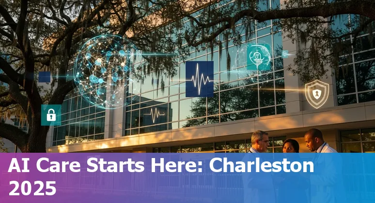 Healthcare professionals discussing AI implementation at MUSC in Charleston, South Carolina in 2025