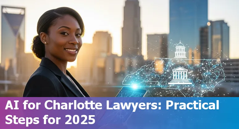 Charlotte, North Carolina lawyer using AI tools in 2025 to improve access to justice and practice efficiency