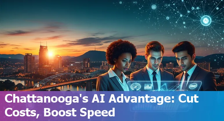 Financial services team using AI dashboard in Chattanooga, Tennessee, US