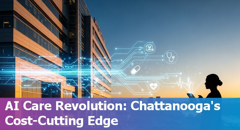 Chattanooga, Tennessee healthcare team reviewing AI analytics dashboard