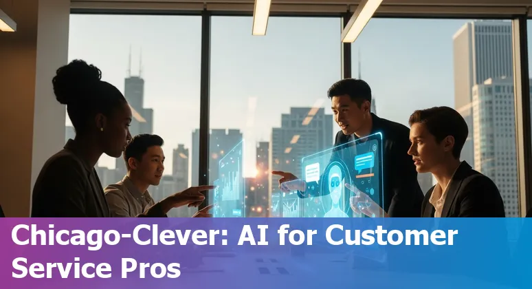 Chicago, Illinois customer service team using AI chatbot dashboard in 2025