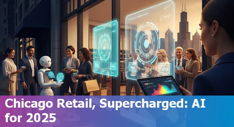 Retail store using AI tools in Chicago, Illinois, US in 2025