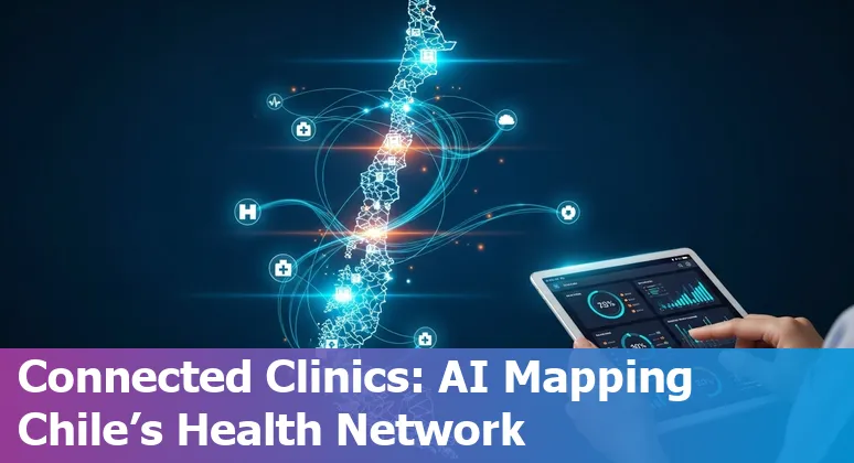 Healthcare team in Chile reviewing AI dashboard showing cost and efficiency improvements for a Chile hospital
