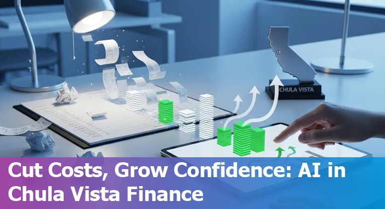 Chula Vista, California financial services team using AI dashboard to cut costs and improve efficiency