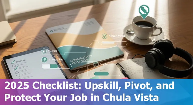 Chula Vista, California marketer using AI tools and networking — protecting marketing careers in Chula Vista, CA in 2025