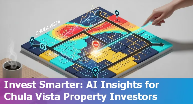 Real estate agent using AI tools to analyze Chula Vista, CA property market in 2025