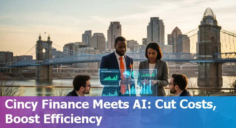 Cincinnati, Ohio financial services team using AI dashboard to cut costs and improve efficiency