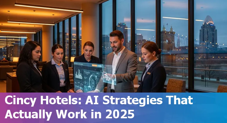 Hotel front desk using AI tools in Cincinnati, Ohio — 2025 hospitality AI guide