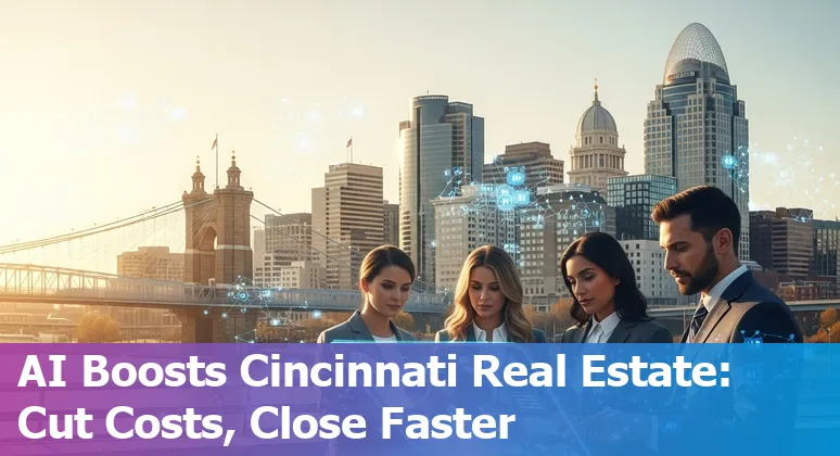Cincinnati, OH real estate team using AI tools for property management and virtual staging